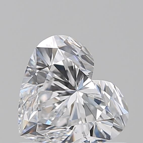 0.7 carat D-VS2 Natūralus Heart Deimantas (1)