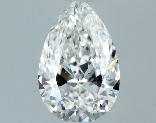 0.7 carat G-VS2 Natūralus Pear Deimantas (1)