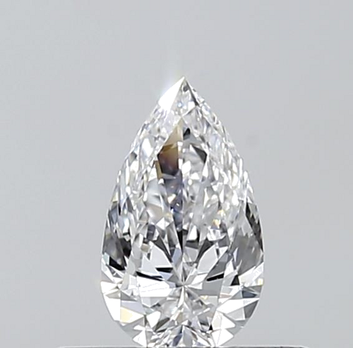0.3 carat D-VVS2 Natūralus Pear Deimantas (1)