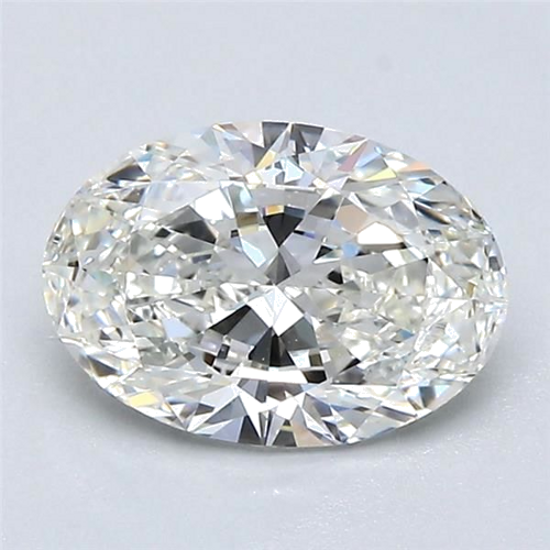 1.3 carat H-VVS1 Natūralus Oval Deimantas (1)