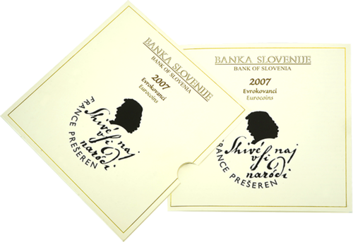 2007 Словения Набор монет евро BU (1)