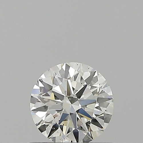 0.52 carat I-SI1 Excellent cut Natūralus Round Deimantas (1)