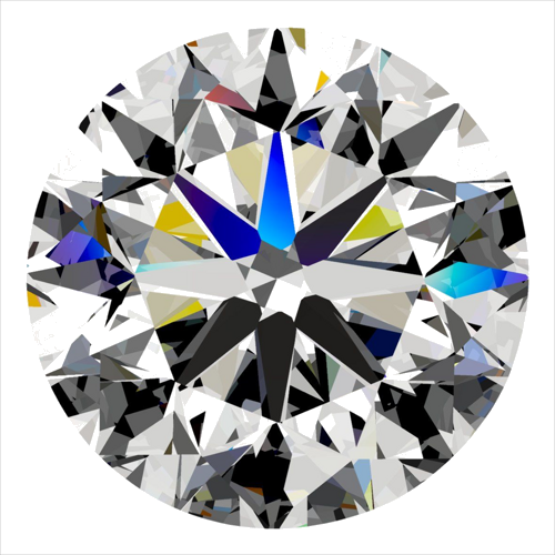 0.4 carat G-VS1 Very Good cut Natūralus Round Deimantas (1)