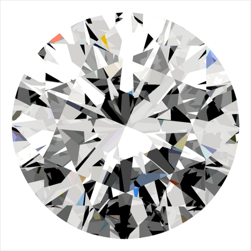 0.33 carat E-VVS1 Excellent cut Natūralus Round Deimantas (1)