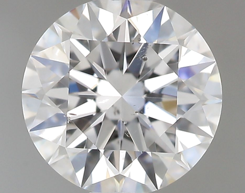 0.52 carat E-SI1 Excellent cut Natūralus Round Deimantas (1)