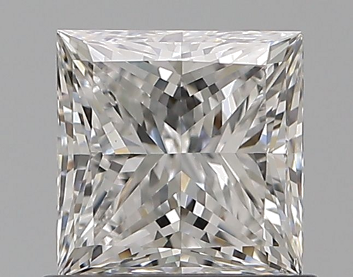 0.9 carat F-VS2 Natūralus Princess Deimantas (1)