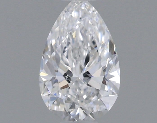 0.3 carat D-VS1 Natūralus Pear Deimantas (1)