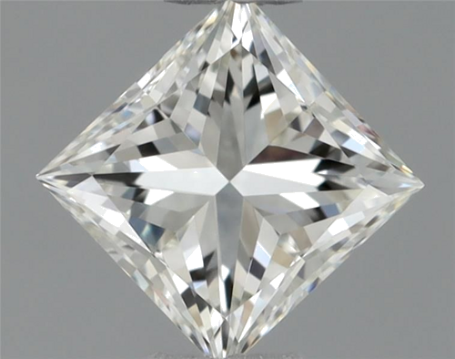0.4 carat I-VVS1 Natūralus Princess Deimantas (1)