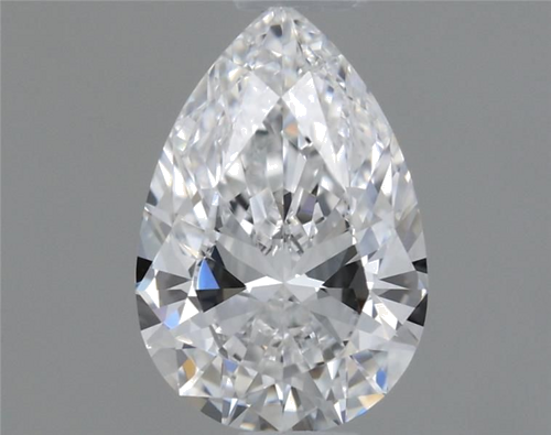 0.4 carat D-VS1 Natūralus Pear Deimantas (1)