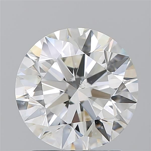 2.01 carat I-SI2 Excellent cut Natūralus Round Deimantas (1)