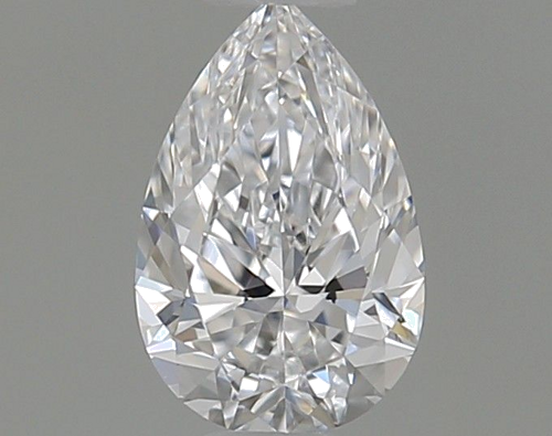 0.3 carat D-VVS2 Natūralus Pear Deimantas (1)