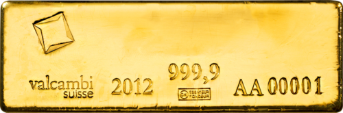 400 oz (12.44 kg) Standard Investment Gold Bar Valcambi (2)
