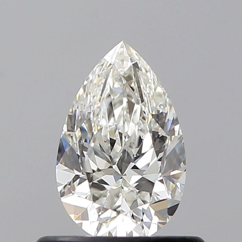 0.6 carat H-VS1 Natūralus Pear Deimantas (1)