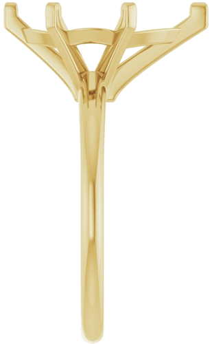Sužadėtuvių Žiedas 10k yellow gold Pear 14mm x 9mm (4)