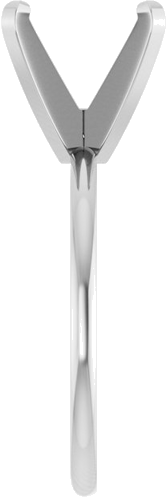 Sužadėtuvių Žiedas „Solitaire“ 14k white gold Round 10mm (4)