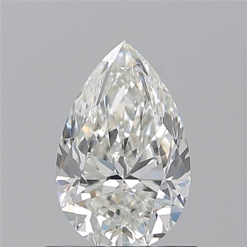 0.9 carat H-VS2 Natūralus Pear Deimantas (1)