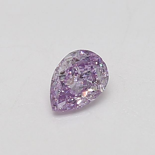 0.29 carat Pinkish Purple-SI1 Natūralus Pear Deimantas (1)