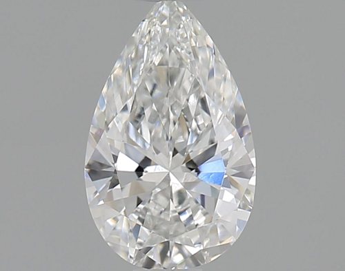 0.51 carat E-VVS2 Natūralus Pear Deimantas (1)