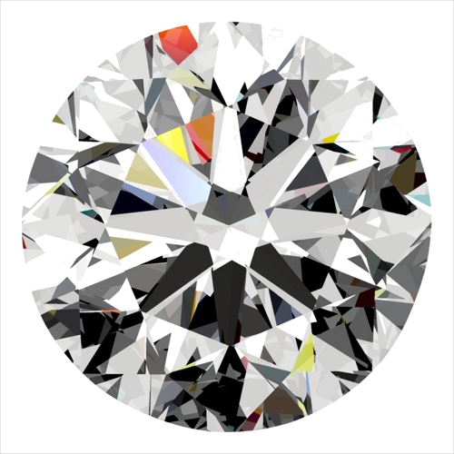0.4 carat G-VS1 Very Good cut Natūralus Round Deimantas (1)