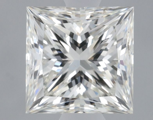 0.63 carat J-VS2 Natūralus Princess Deimantas (1)