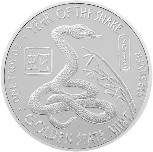 1 oz Year of the Snake 2013 USA silver coin (1)