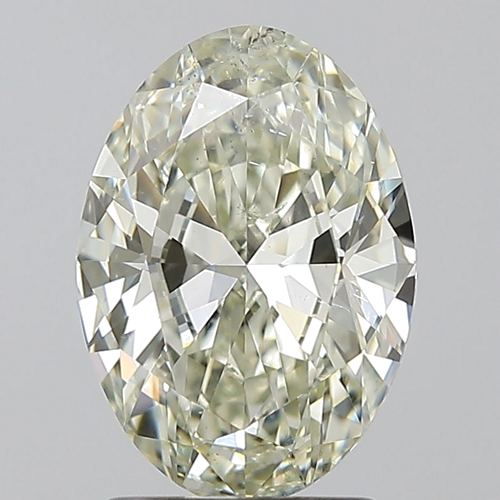 2.02 carat K-SI2 Natūralus Oval Deimantas (1)