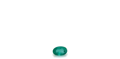 0.55 carat GREEN Oval Smaragdas (1)