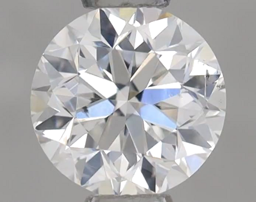0.5 carat F-SI1 Fair cut Natūralus Round Deimantas (1)