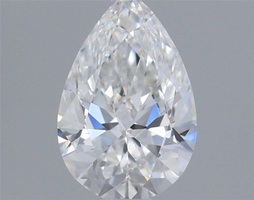 0.52 carat E-VS1 Natūralus Pear Deimantas (1)