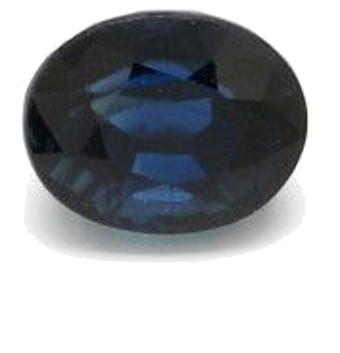 0.48 carat BLUE BRILLIANTSTEP cut Oval Safyras (1)