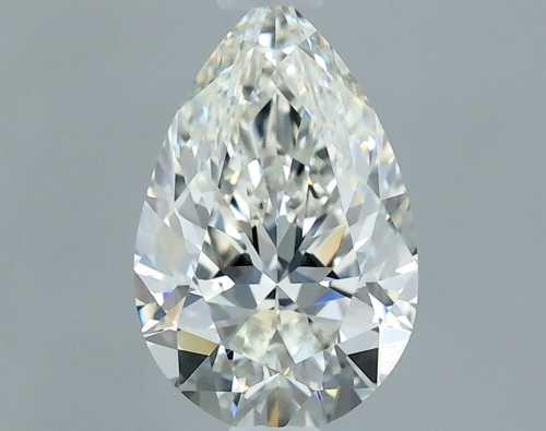 0.73 carat I-VVS2 Natūralus Pear Deimantas (1)