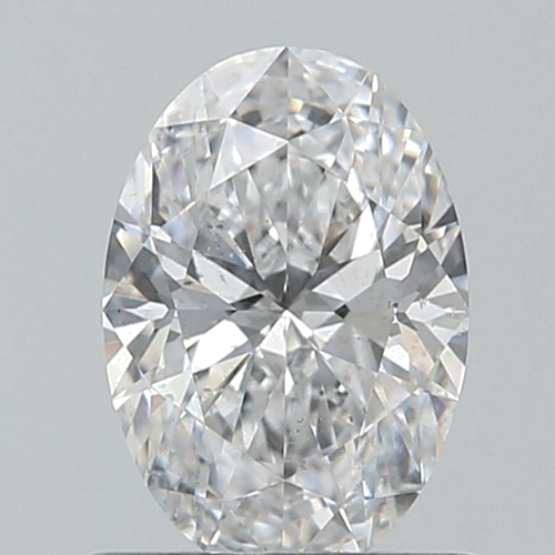 0.7 carat D-SI1 Natūralus Oval Deimantas (1)