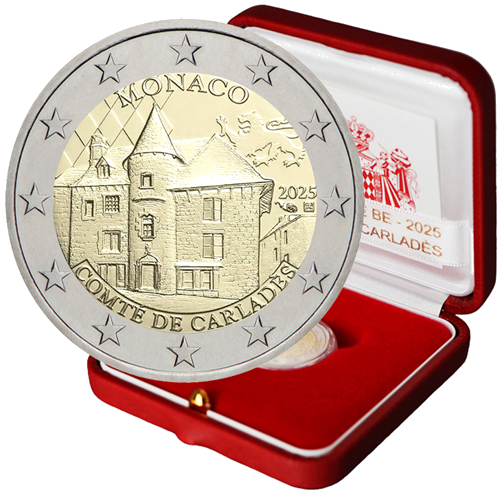2025 Monaco 2 Euro Commemorative Coin – County of Carladès (1)