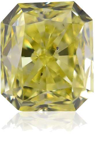 1.35 carat Fancy Intense  Yellow-SI1 Natūralus Radiant Deimantas (1)