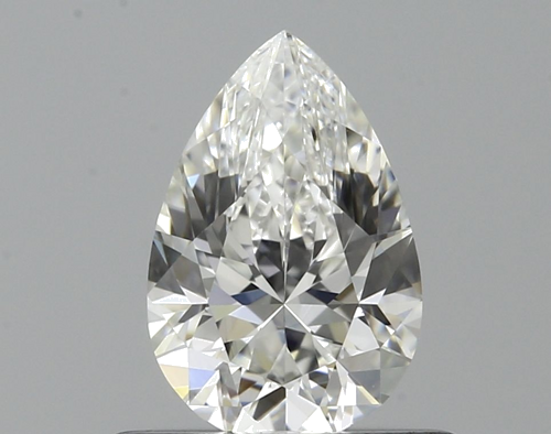 0.5 carat G-VVS2 Natūralus Pear Deimantas (1)