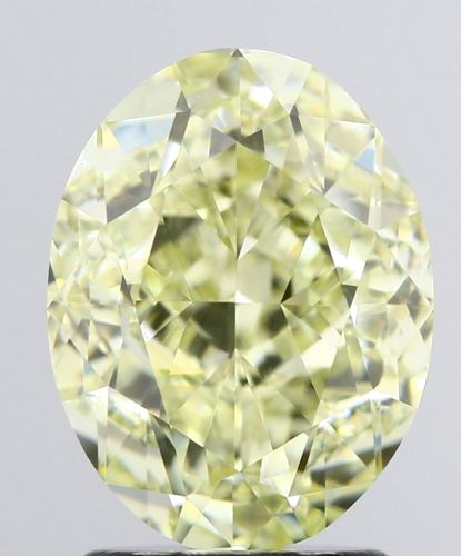 2.9 carat Fancy Light Yellow-VS1 Natūralus Oval Deimantas (1)