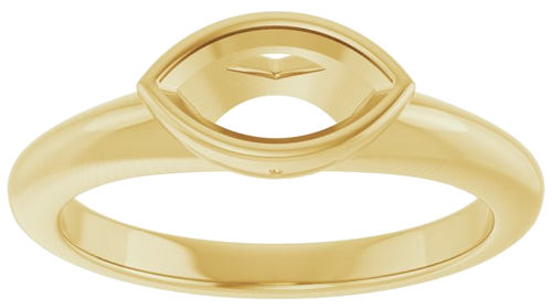 Sužadėtuvių Žiedas „Bezel-Set Solitaire“ 10k yellow gold Marquise 8.5mm x 4.5mm (3)