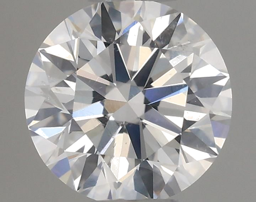 0.42 carat F-SI2 Excellent cut Natūralus Round Deimantas (1)