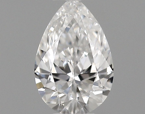 0.23 carat E-VVS2 Natūralus Pear Deimantas (1)