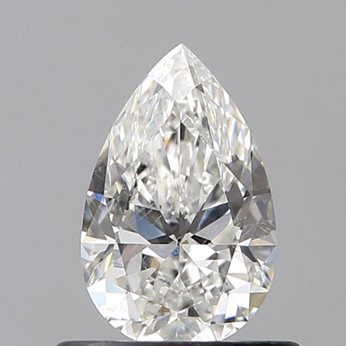 0.6 carat G-SI2 Natūralus Pear Deimantas (1)