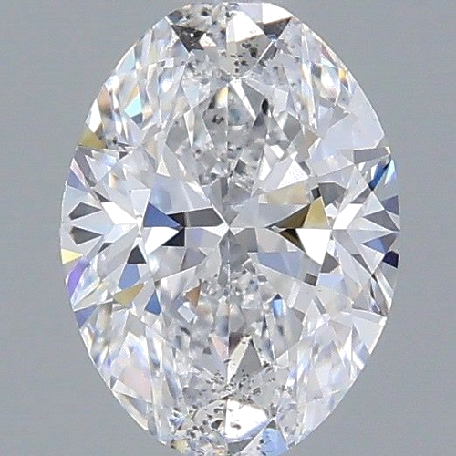 1.0 carat D-SI2 Natūralus Oval Deimantas (1)