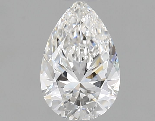 0.59 carat F-VVS1 Natūralus Pear Deimantas (1)