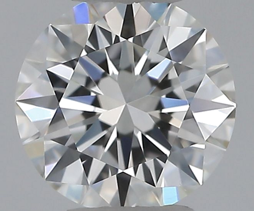 0.5 carat H-IF Excellent cut Natūralus Round Deimantas (1)