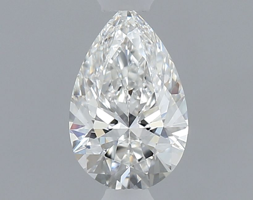 0.52 carat F-VVS1 Natūralus Pear Deimantas (1)
