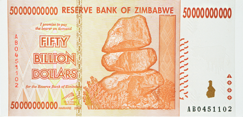 2008 Zimbabvė 50 000 000 000 dolerių banknotas (1)
