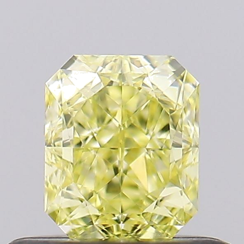 0.5 carat Fancy Intense Yellow-VS2 Natūralus Radiant Deimantas (1)