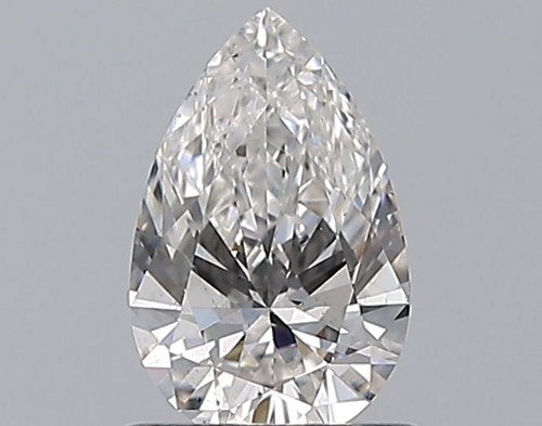 0.7 carat F-SI1 Natūralus Pear Deimantas (1)