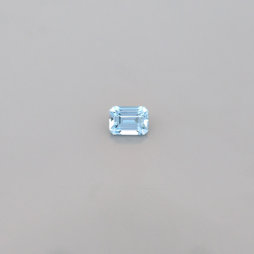 1.69 carat BLUE STEP cut Octagonal Aquamarine (1)