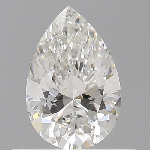 0.51 carat F-VVS1 Natūralus Pear Deimantas (1)