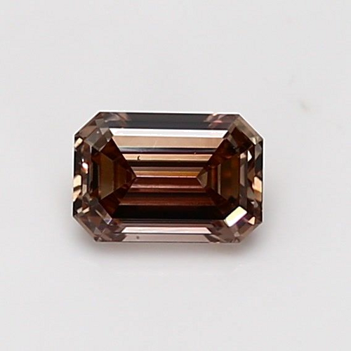 0.65 carat Fancy Dark Orangey Brown-VS2 Natūralus Emerald Deimantas (1)